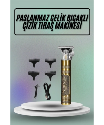Saç Sakal Vücut Tıraş Makinesi Çizik Atma Makinesi Paslanmaz Çelik