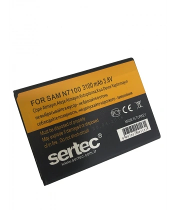 SERTEC - Samsung GALAXY NOTE 2 / N7100 Uyumlu Batarya