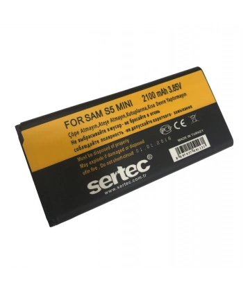 SERTEC - Samsung GALAXY S5 MİNİ-SM-G800F Uyumlu Batarya