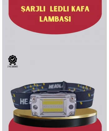 Şarj Edilebilir LED KAFA Feneri 215 Lümen XPE COB Güçlü Aydınlatma
