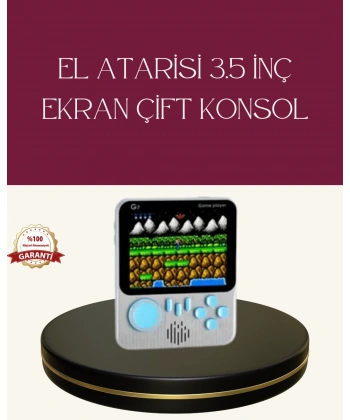 Şarjlı 3.5 İnç Retro Oyun Konsolu