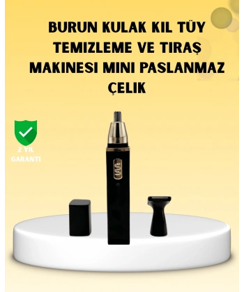 Şarjlı burun ve kulak kılı temizleme cihazı