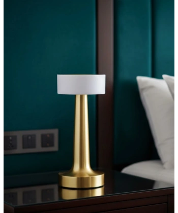 Şarjlı Dokunmatik LED Masa Lambası 3 Renk Dimmer Özellikli