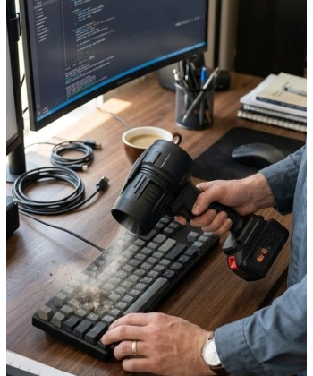 Şarjlı Hava Üfleyici Güçlü Motorlu Çok Amaçlı Temizlik Makinesi