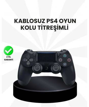 Şarjlı Kablosuz PS4 Oyun Kolu Titreşimli Hassas Kontrol