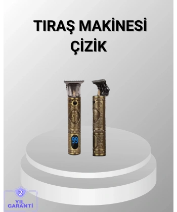 Şarjlı Kablosuz Tıraş Makinesi – 1800 mAh Batarya, Uzun Pil Ömrü, Profesyonel Sessiz Motor