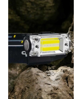 Şarjlı Kafa Feneri Suya Dayanıklı Ayarlanabilir Kamp Feneri