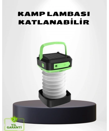 Şarjlı LED Lamba – Dokunmatik Sensörlü, 3 Kademeli Parlaklık