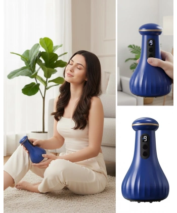 Şarjlı Masaj Cihazı Baş Boyun Omuz Kullanımına Uygun