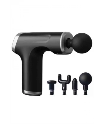 Şarjlı Masaj Tabancası 4 Başlıklı Mini Masaj Tabancası ve Masaj Aleti