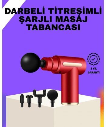 Şarjlı Masaj Tabancası Spor Sonrası Kas Rahatlatma İçin