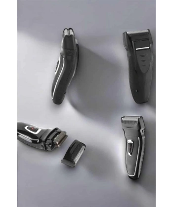 Şarjlı Paslanmaz Çelik Bıçaklı ve Kablosuz Saç Sakal Tıraş Makinesi