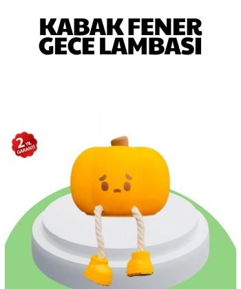 Şarjlı Pumpkin LED Masa Lambası Zamanlayıcılı Dokunmatik