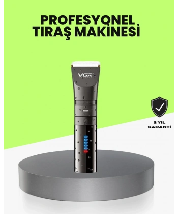 Şarjlı Saç Kesme Makinesi – 4 Taraklı, 2 Kademeli Güç Ayarı, Uzun Pil Ömrü