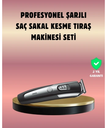 Şarjlı Saç Sakal Kesim Makinesi Detaylı Kesim İçin Hassas Başlıklı