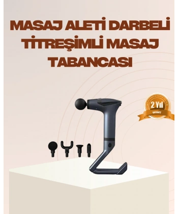 Şarjlı Taşınabilir 3in1 Titreşimli Masaj Aleti Esneme Bantlı