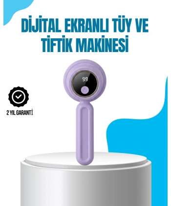 Şarjlı Tiftik Temizleme Makinesi Kablosuz Pratik Kullanım