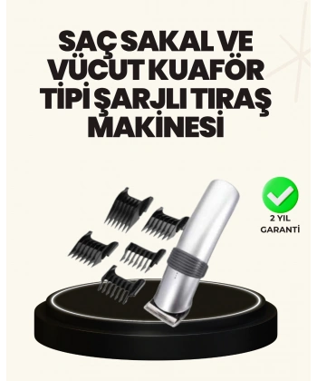 Şarjlı ve Kablosuz Tıraş Makinesi – Her Yerde Rahat Kullanım