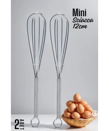 Sciacca Mini Çırpıcı Çelik 2 adet