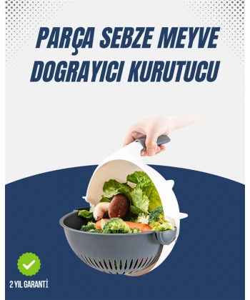 Sebze Doğrama ve Rendeleme İçin Pratik Mutfak Aparatı