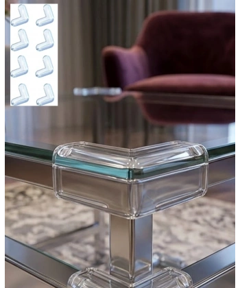 Şeffaf Masa Kenarı Koruyucu 8 Adet Mobilya Köşe Koruma Seti