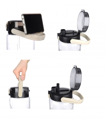 Şeffaf Matara - 1500 ml - 50,7 oz - WATERMODE Matara