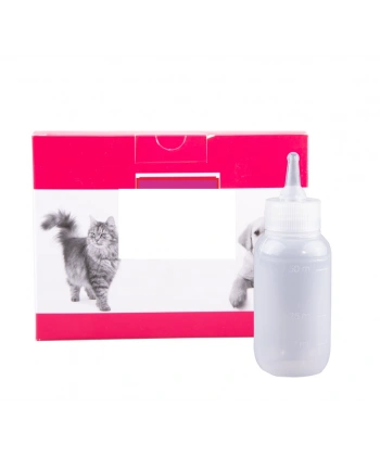 Şeffaf Pet Biberon 50 ml Yavru Kedi ve Köpekler İçin Biberon
