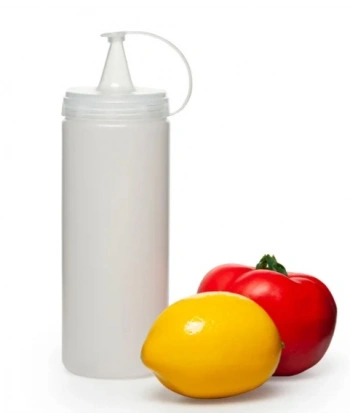 Şeffaf Sos Şişesi - 1000ML Dev Boy