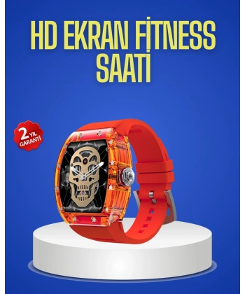 Şeffaf Tasarımlı Akıllı Saat Dokunmatik Ekranlı
