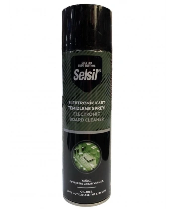 Selsil Elektronik Kart Temizleyici Sprey 500 ml Yağsız