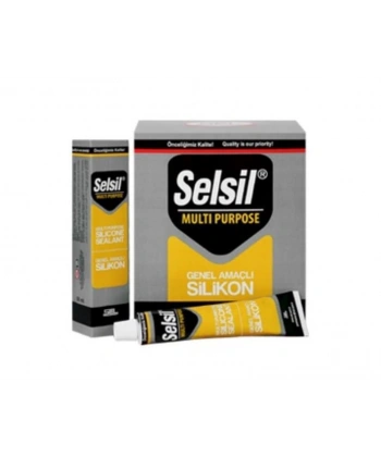 Selsil Genel Amaçlı Tüp Silikon 50 ml Beyaz