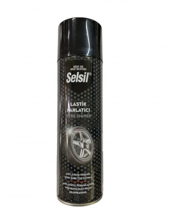 Selsil Lastik Parlatıcı Sprey 500 ml