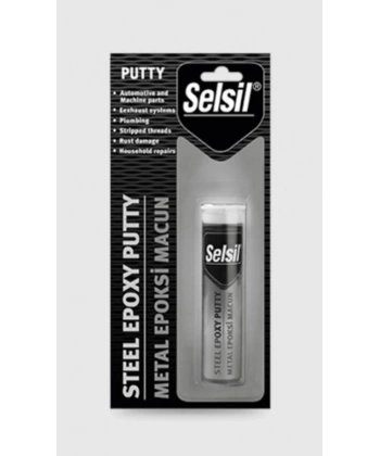 Selsil Metal Putty Epoksi Macun Yapıştırıcı 57 gr
