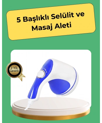 Selülit ve Sıkılaştırıcı Masaj Cihazı – Çok Fonksiyonlu