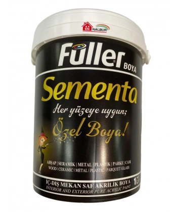 Sementa Özel Su Bazlı Saf Akrilik Boya 1 Litre Beyaz
