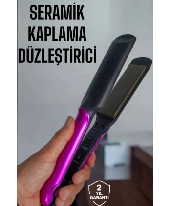 Seramik Kaplama Isı Ayarlı Yıpranma Karşıtı Saç Düzleştirici