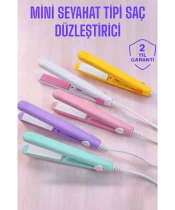 Seramik Kaplama Taşınabilir Mini Saç Düzleştirici Seyahat Dostu Tasarım