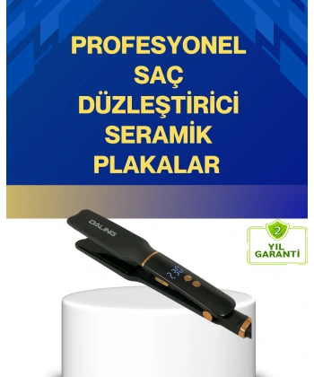 Seramik Plakalı Daling Saç Düzleştirici Kırılma ve Dolanma Önleyici