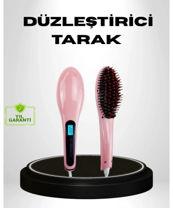 Seramik Plakalı Elektrikli Saç Düzleştirici – Hızlı Isınma, Uzun Kablo, 25W–39W Güç