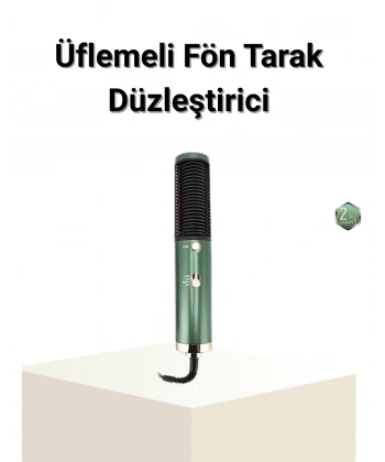 Seramik Plakalı Saç Düzleştirici – 200°C Ayarlanabilir Isı, İyon Teknolojisi