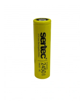 Sertec 18650 3.7V 2450 Mah 5C Li-Ion Şarjlı Pil