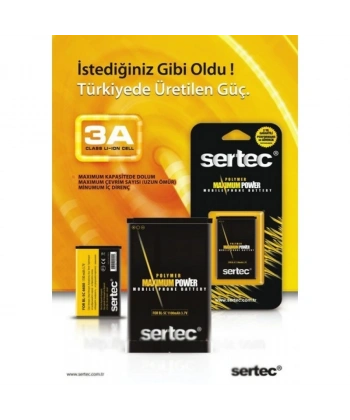 SERTEC - Samsung X828/U600 Uyumlu Batarya