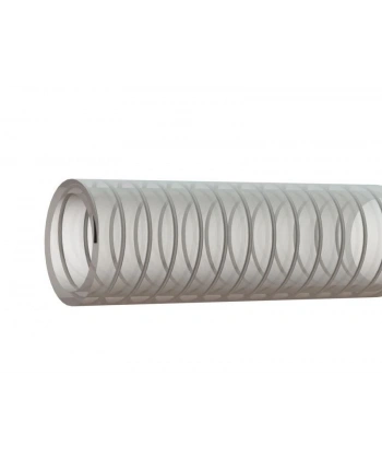 Sertsan 38 mm Şeffaf Çelik Telli Emiş Hortumu 2 Metre