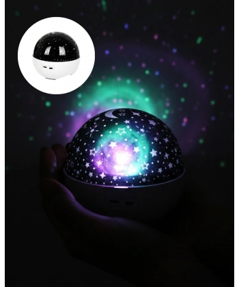 Sesle Tepki Veren Yıldız Projektör Oda Lambası