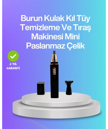 Sessiz çalışan tüy düzeltici burun ve kulak makinesi