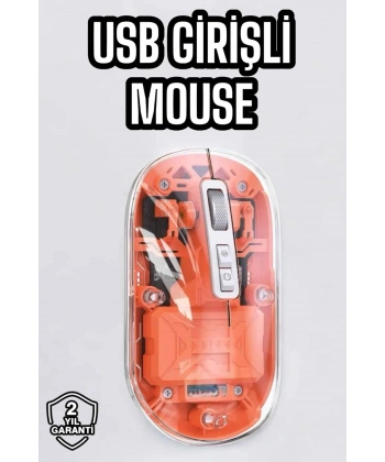 Sessiz Kablosuz USB Girişli Mouse Fare Yüksek Performanslı