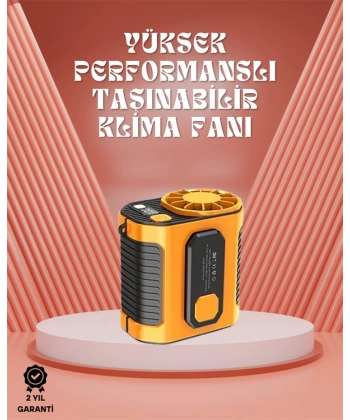 Sessiz Turbo Fan – Kamp, Spor, Ofis İçin Taşınabilir Mini Soğutucu