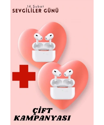 Sevgiliye Hediye Çift Kulaklığı Yeni Nesil Pro Kulaklık Sevgililer Gününe Özel Kampanya