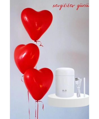 Sevgiliye Hediye Led Işıklı Hava Nemlendirici USB Şarjlı Sevgiliye Özel