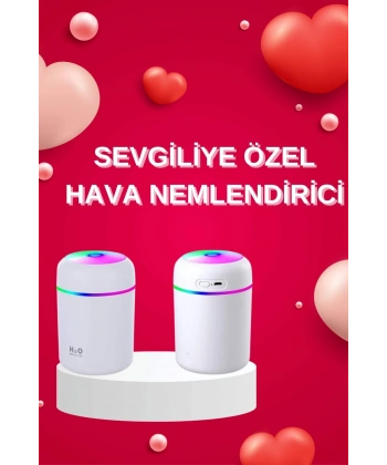 Sevgiliye Hediye Led Işıklı Hava Nemlendirici USB Şarjlı Sevgiliye Özel